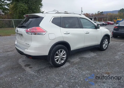 2016 Nissan Rogue Sv из США, поврежденный, VIN KNMAT2MV2GP607158